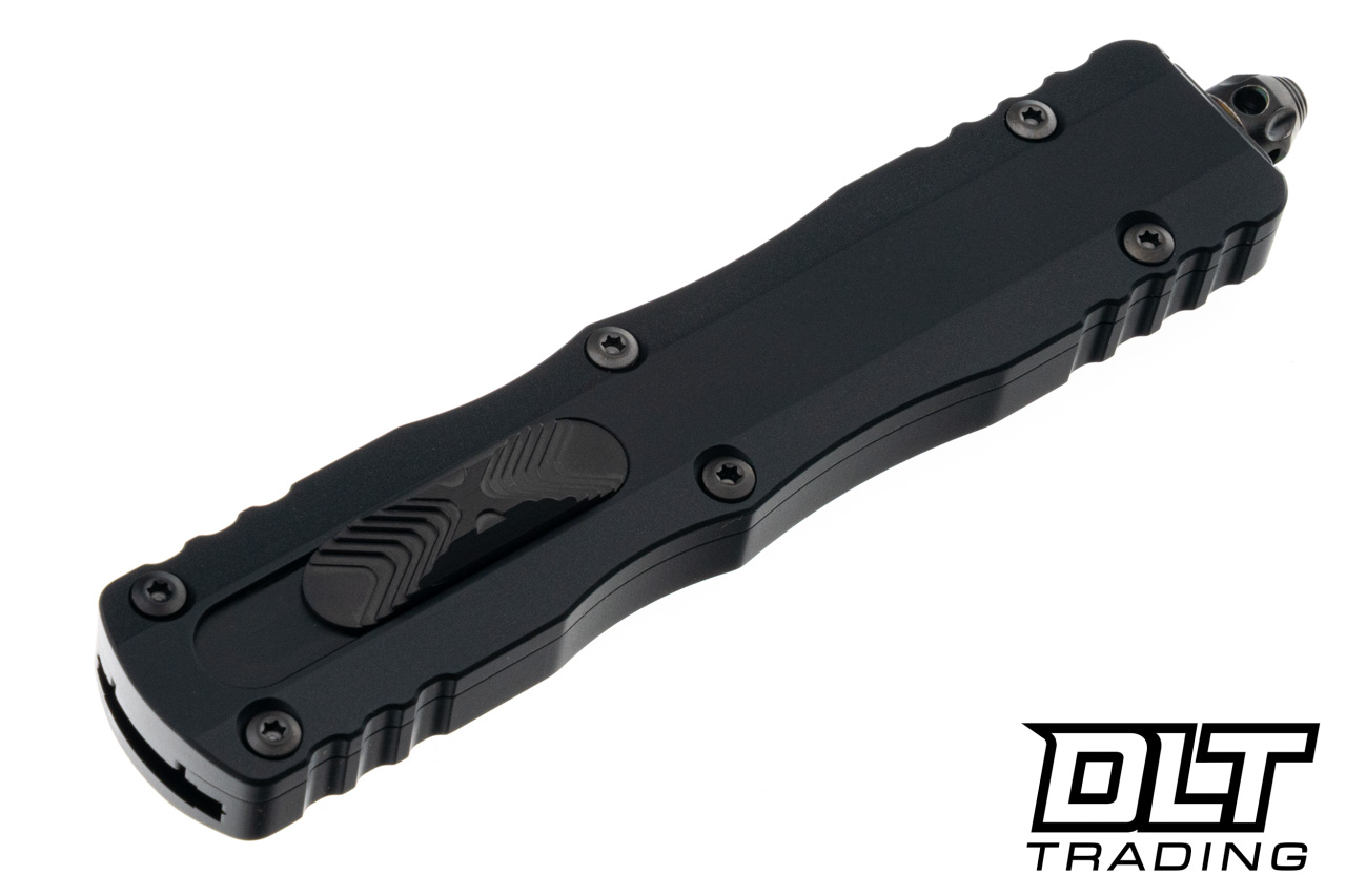 Microtech 227-1DLCTSH Dirac Delta D/E - Black Handle - Black Blade