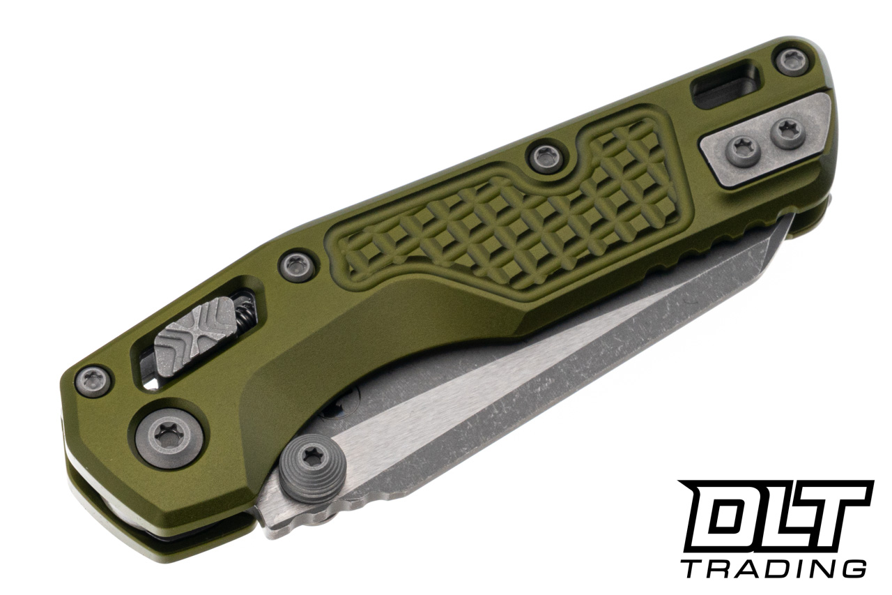 Microtech 210M-10APFROD MSI Mini Ram-Lok - OD Green Frag Handle