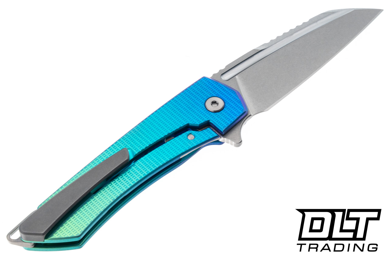 MachineWise Mojave - Green Blue Fade Titanium - Stonewash S90V