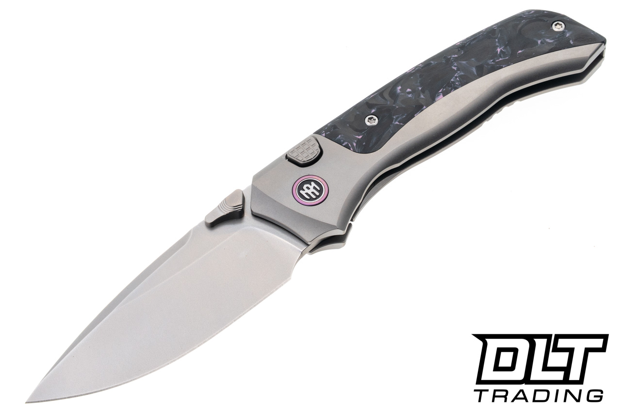 Remette RT-Steed RTWS-TP Innovative Button FrameLock - Titanium