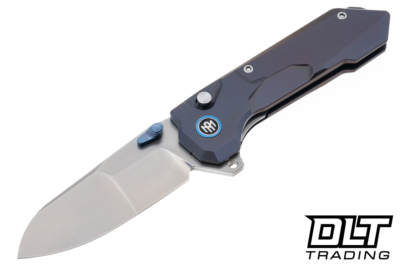Remette Cosmic RTCO-TB - Blue Titanium - Pearlescent M390 Blade