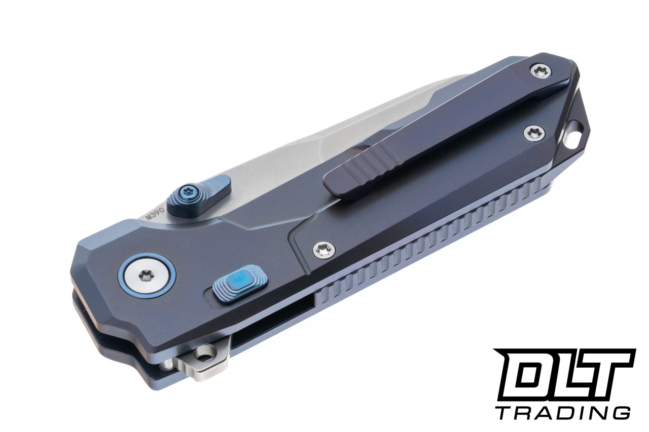 Remette Cosmic RTCO-TB - Blue Titanium - Pearlescent M390 Blade
