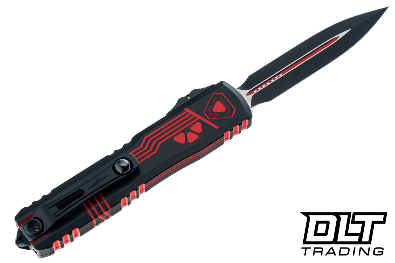 Microtech 11224-1RDROS Ultratech Gen IV Ares - Black & Red Handle