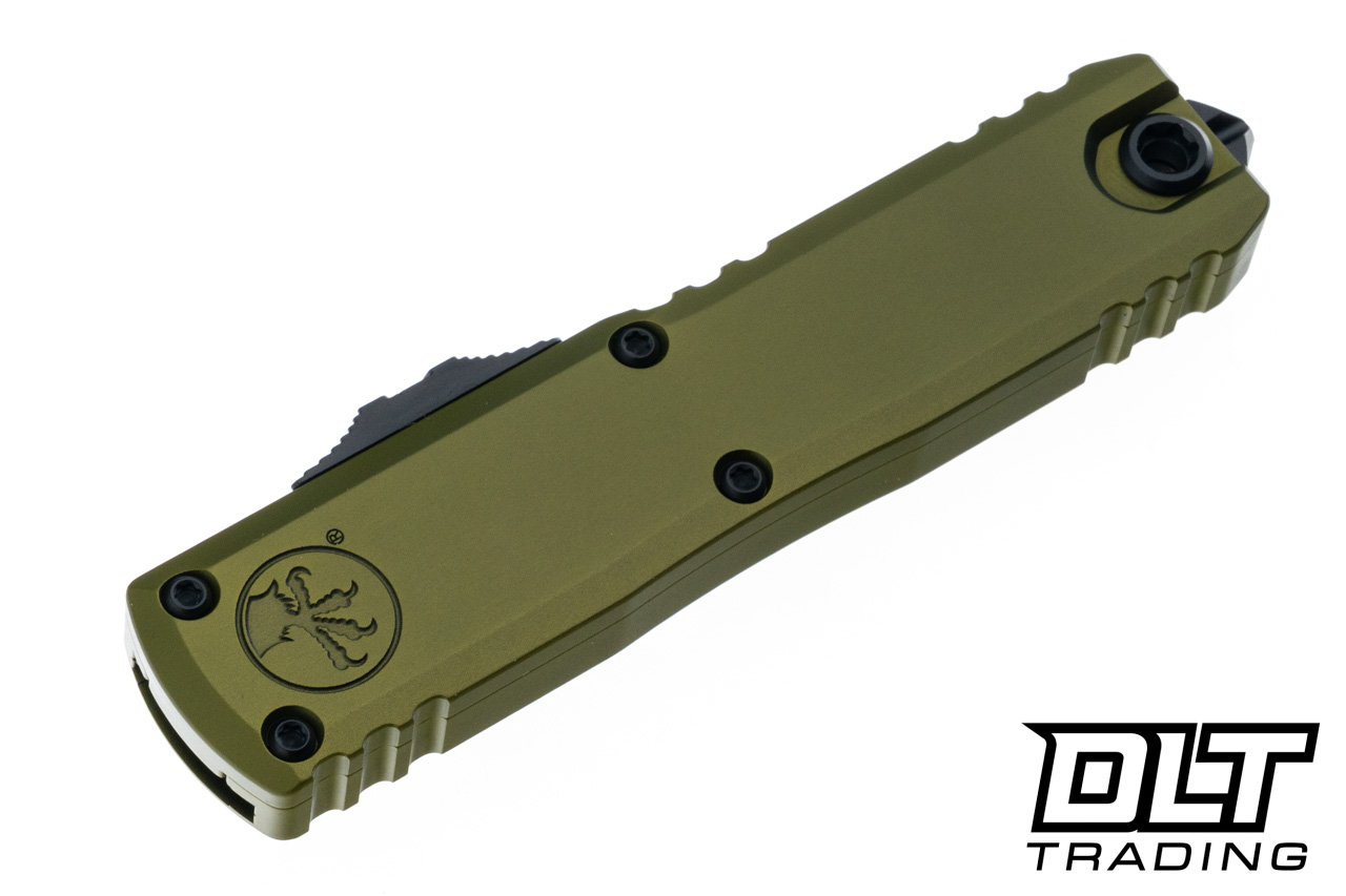 Microtech 12334-2OD UTX-85 Gen IV T/E - OD Green Handle - Black