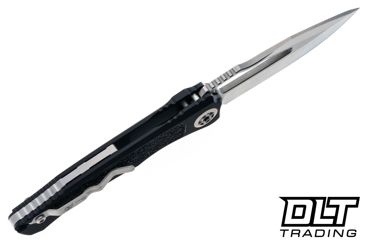 Heretic Wraith V4 S/E Manual - Stonewash MagnaCut Blade - Black