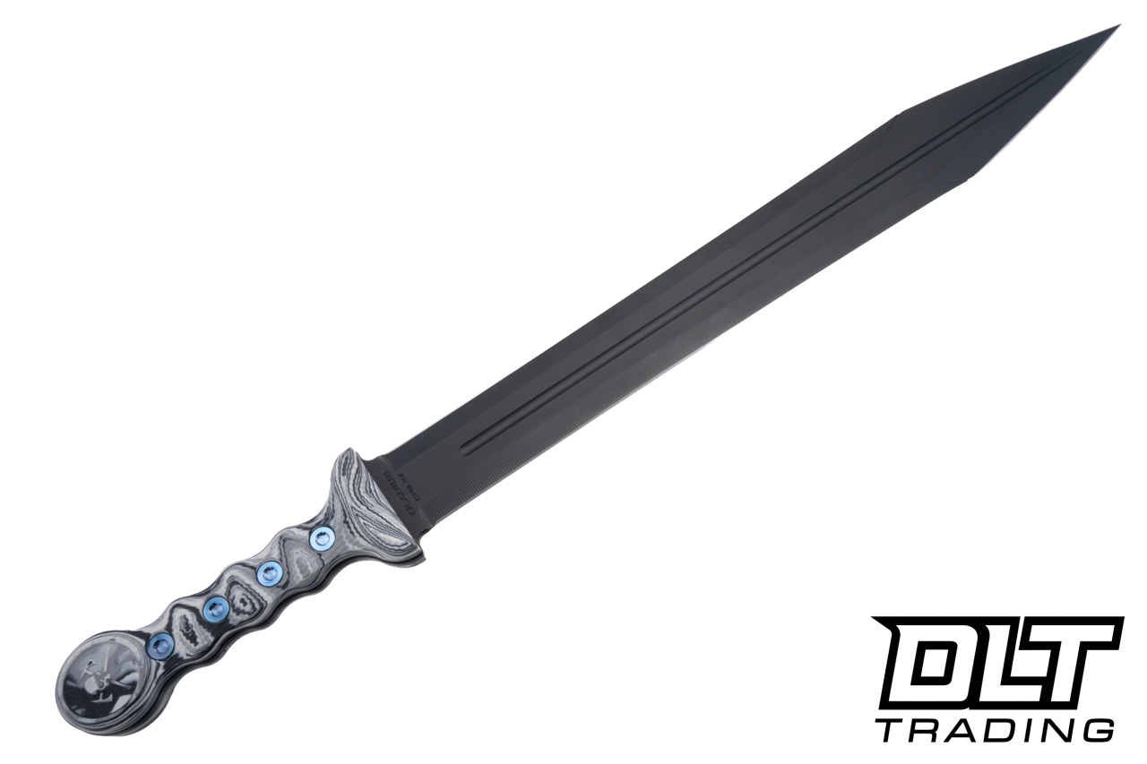 RMJ Tactical Gladius - Graphite Black Cerakote 3V Blade - Urban