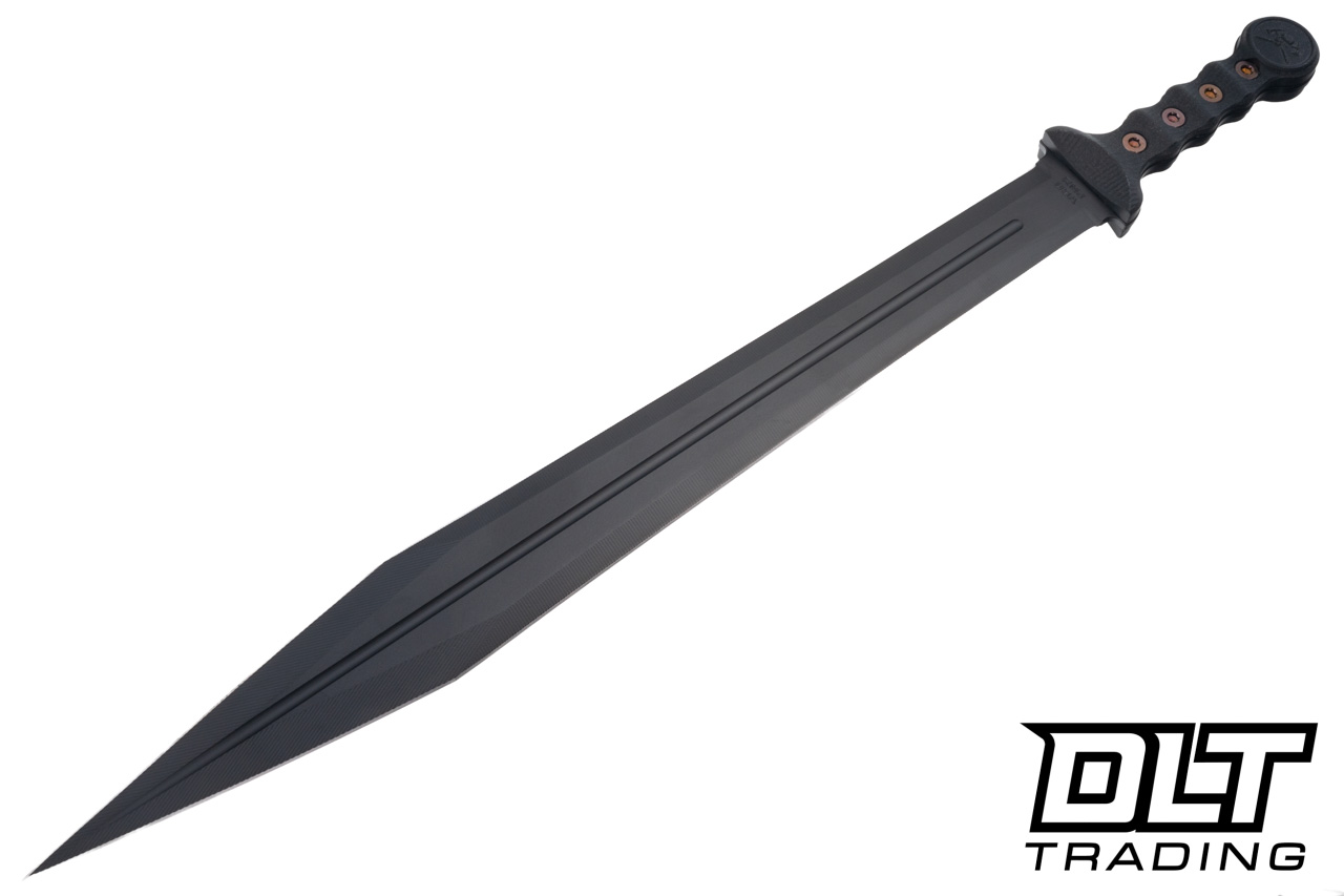 RMJ Tactical Gladius - Graphite Black Cerakote 3V Blade - Black G
