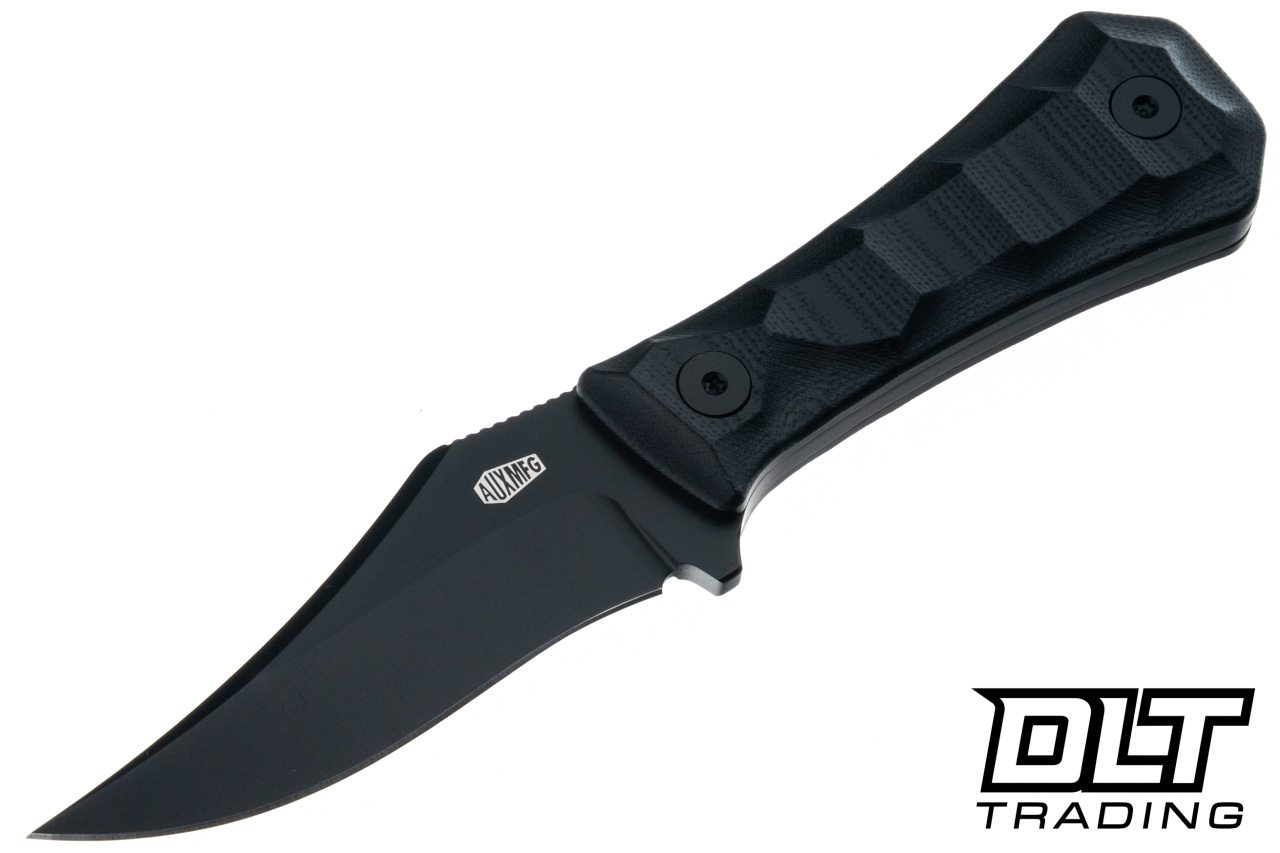 Auxiliary Manufacturing Pocket Bowie Deadhead - Black G-10 - Black