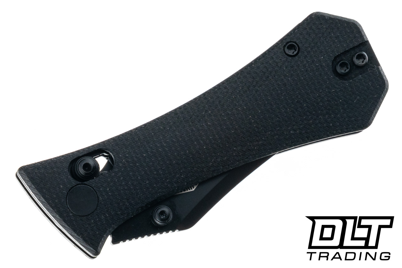Auxiliary Manufacturing Pocket Bowie Crossbar - Black Micarta