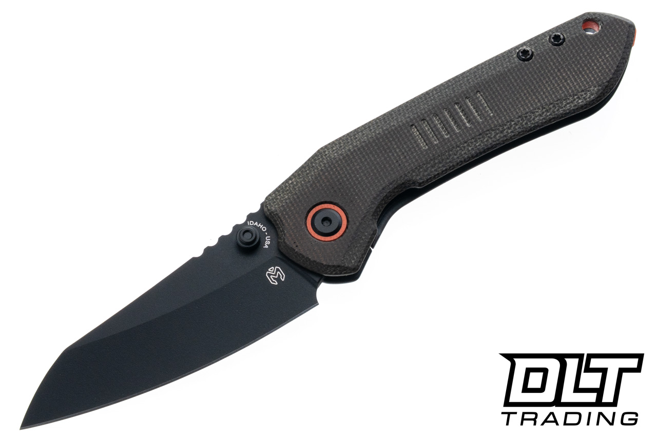 Millit Overland - OD Green Canvas Micarta - Orange Collar