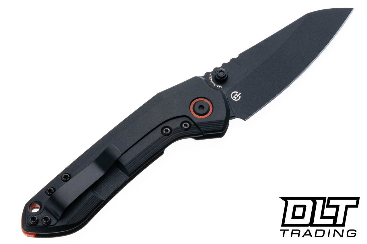 Millit Overland - OD Green Canvas Micarta - Orange Collar
