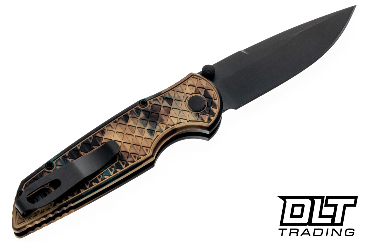 Pro-Tech TR-3 Integrity - Shipwreck Relic Textured Handle - Black