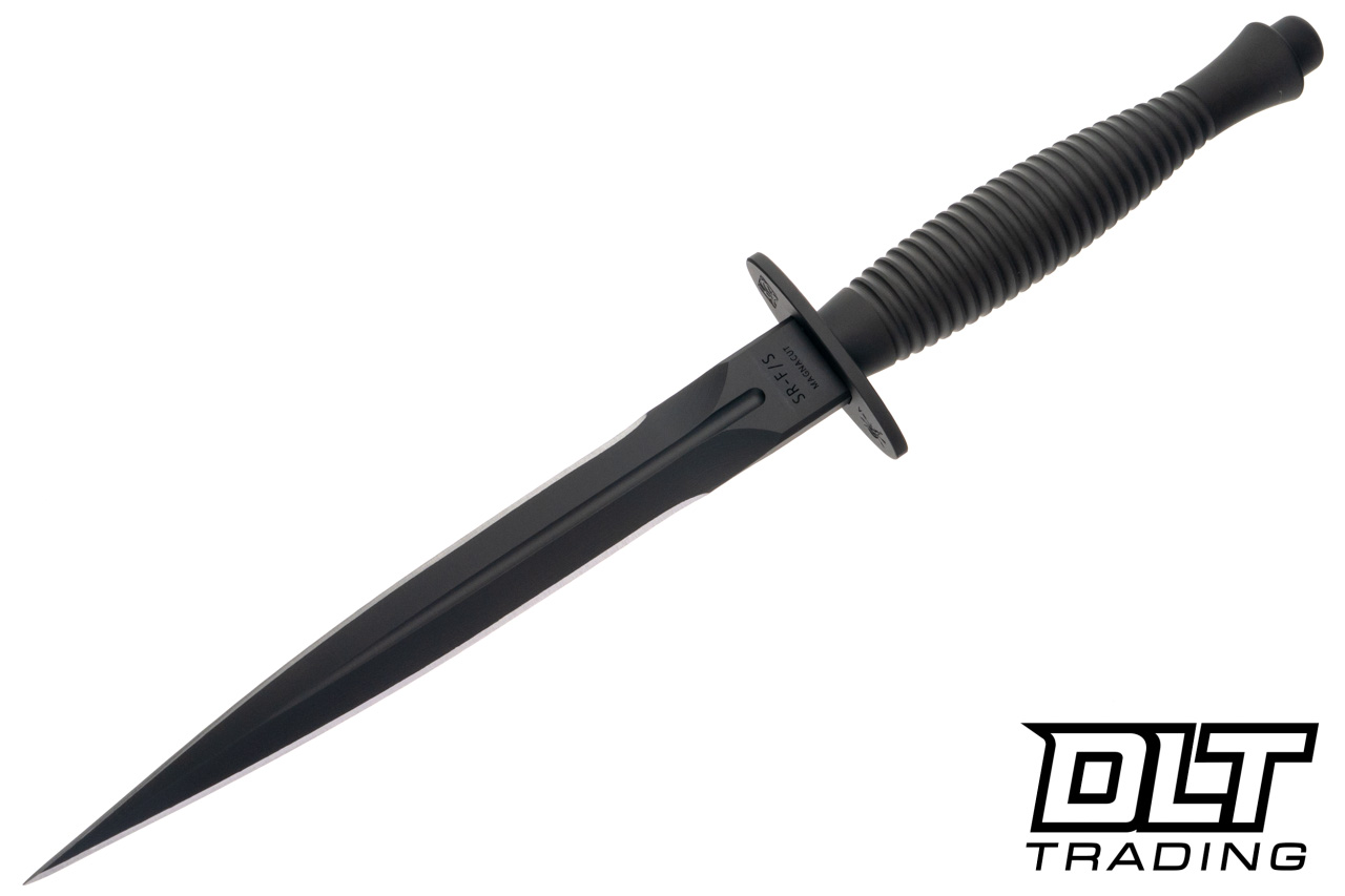 Spartan Blades Ronin F/S Dagger - Black Handle - Black MagnaCut