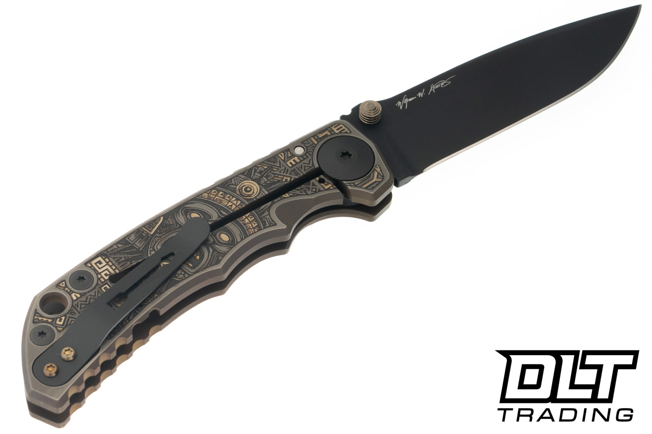 Spartan Blades Spartan Harsey - Aztec - Black MagnaCut Blade - DLT