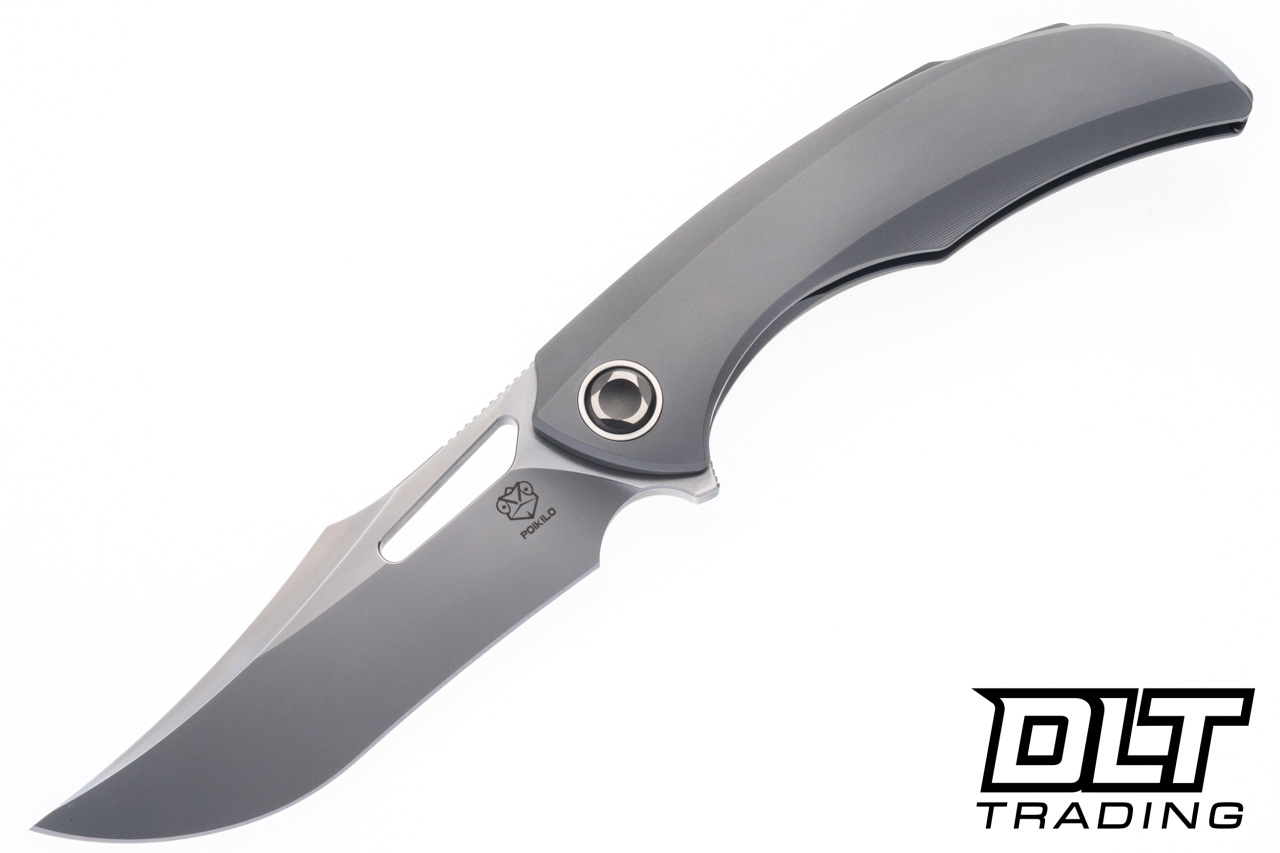 Poikilo Blade Armadillo S1 - Titanium Handle - Pearlescent