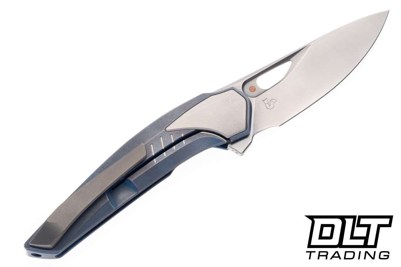 ホクセイモデル　マクロバットEPPv2 Poikilo Blade VK-Zame Shark S2 - Blue Titanium Handle - Ti Inlay