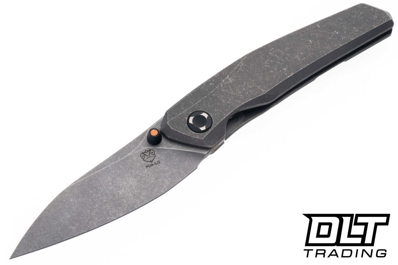 Poikilo Blade VK-Zen S2 - Titanium Handle - Black Accents - Dark