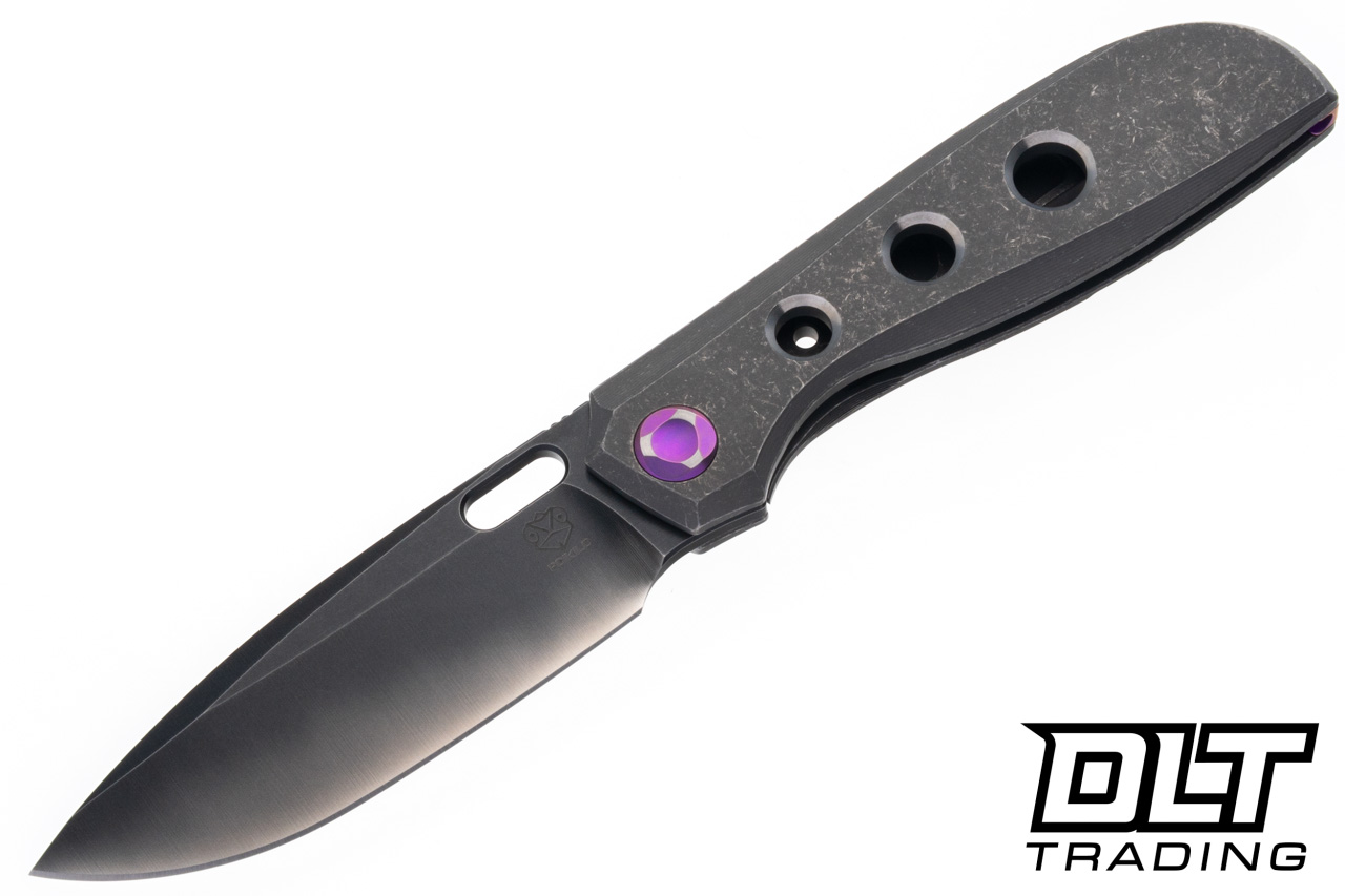 Poikilo Blade Gecko BS3 - Dark Stonewash Titanium - Accent Holes