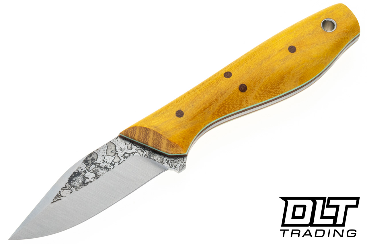 Warlander Scoter - Osage Orange - Natural & Light Blue Liners