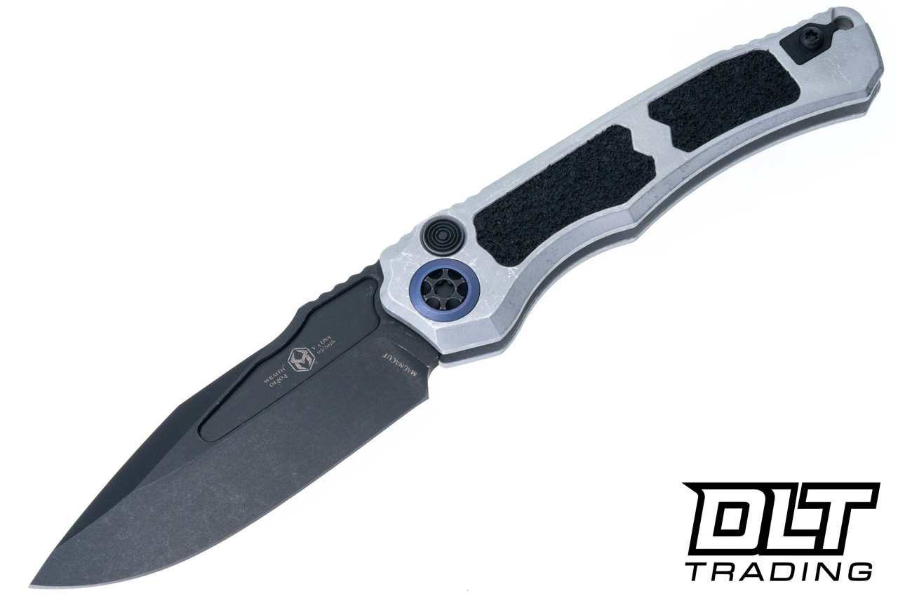 Heretic Wraith V4 S/E Auto - Clip Point Battleworn Black MagnaCut