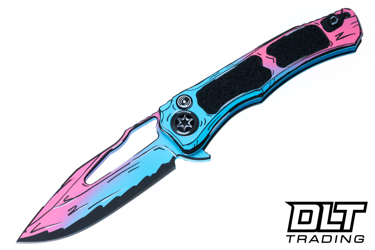 Heretic Wraith V4 Manual S/E MagnaCut Clip Point - Cotton Candy