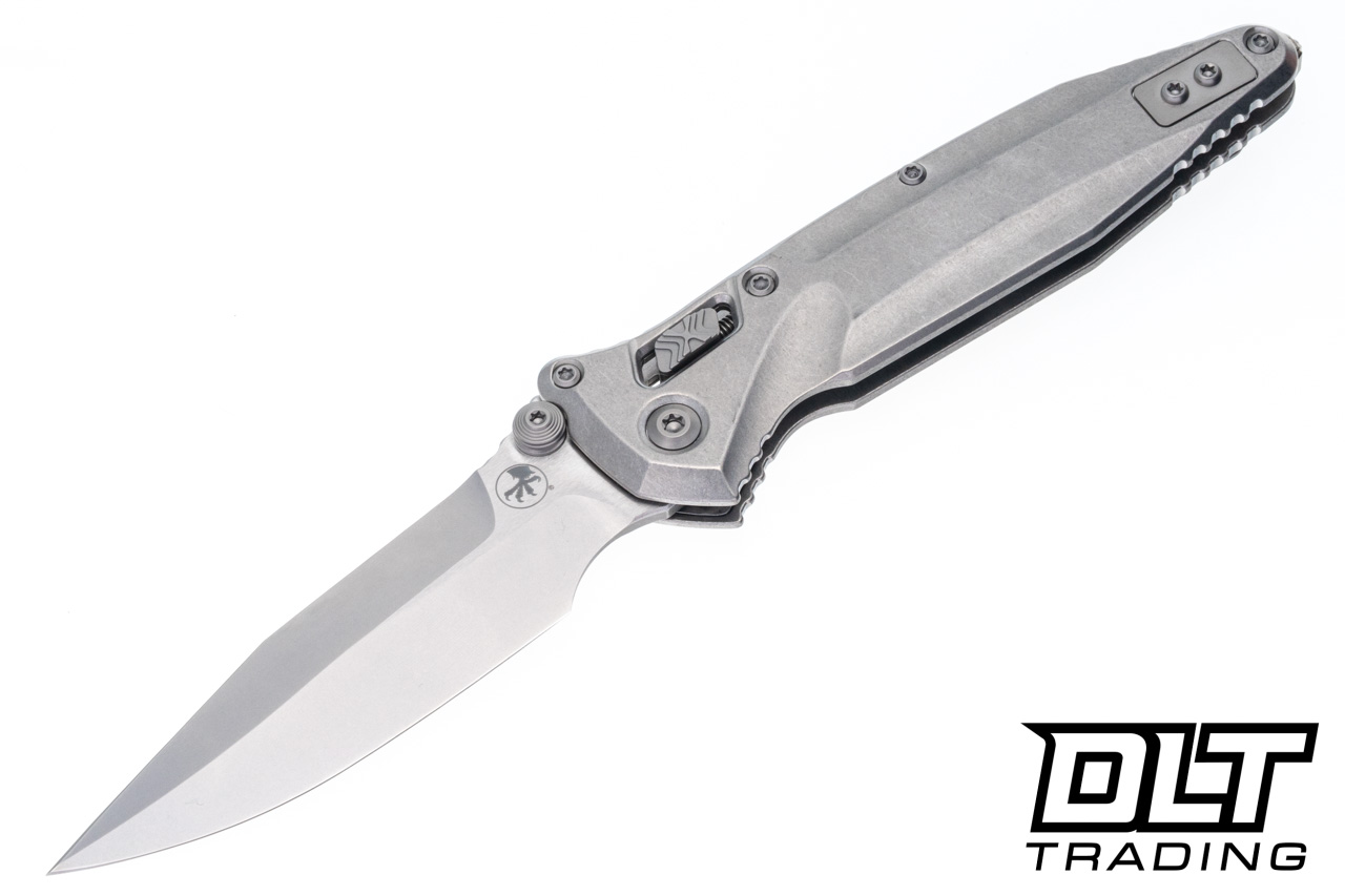 Microtech 159RL-10SMS2 Socom Delta Ram-Lok - Stonewash Titanium