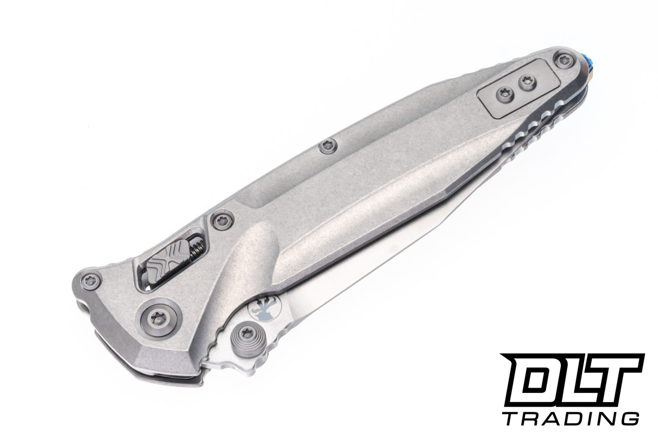 Microtech 159RL-10SMS3 Socom Delta Ram-Lok - Stonewash Titanium
