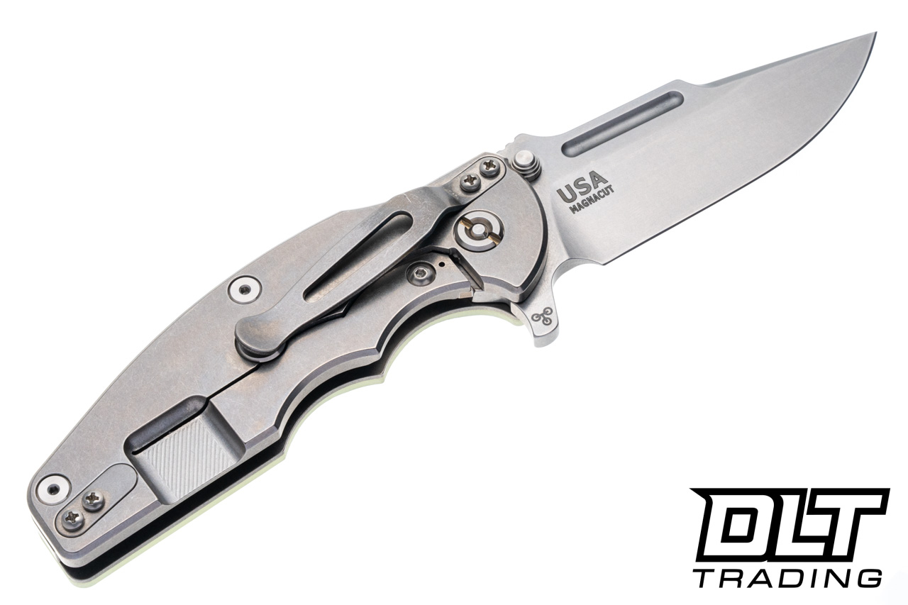 Hinderer Jurassic Frontier Clip Point MagnaCut - Stonewashed