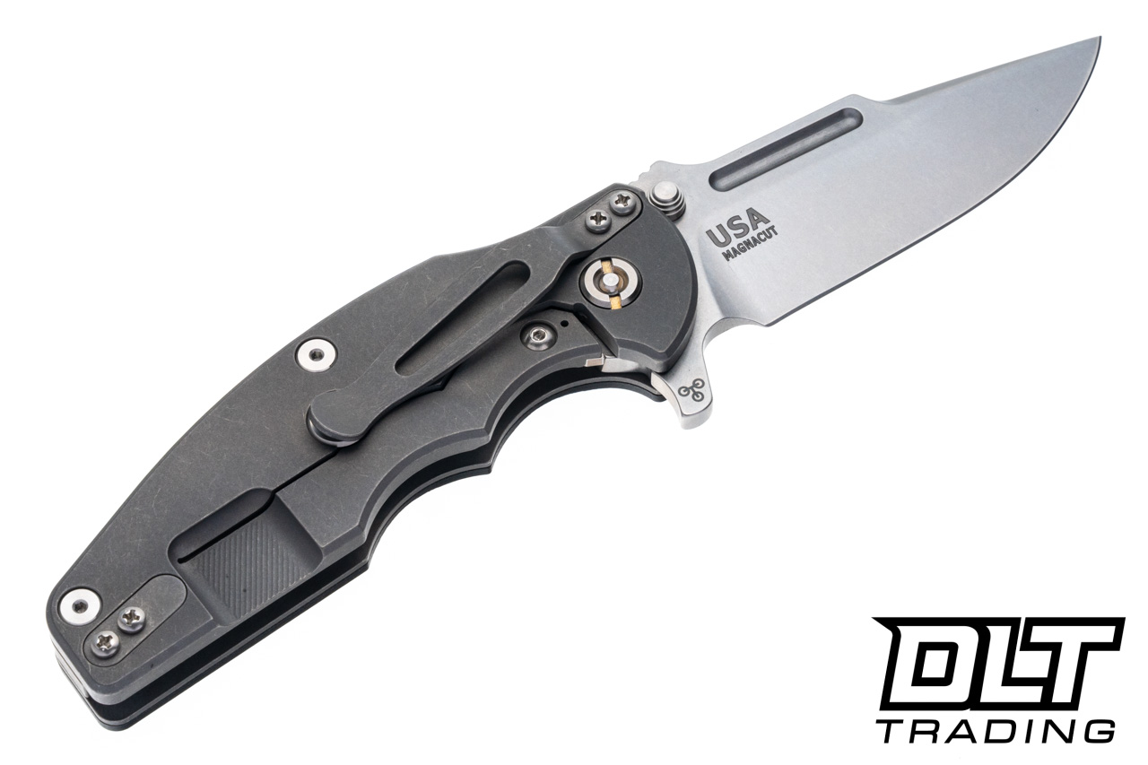 Hinderer Jurassic Frontier Clip Point MagnaCut - Working Finish