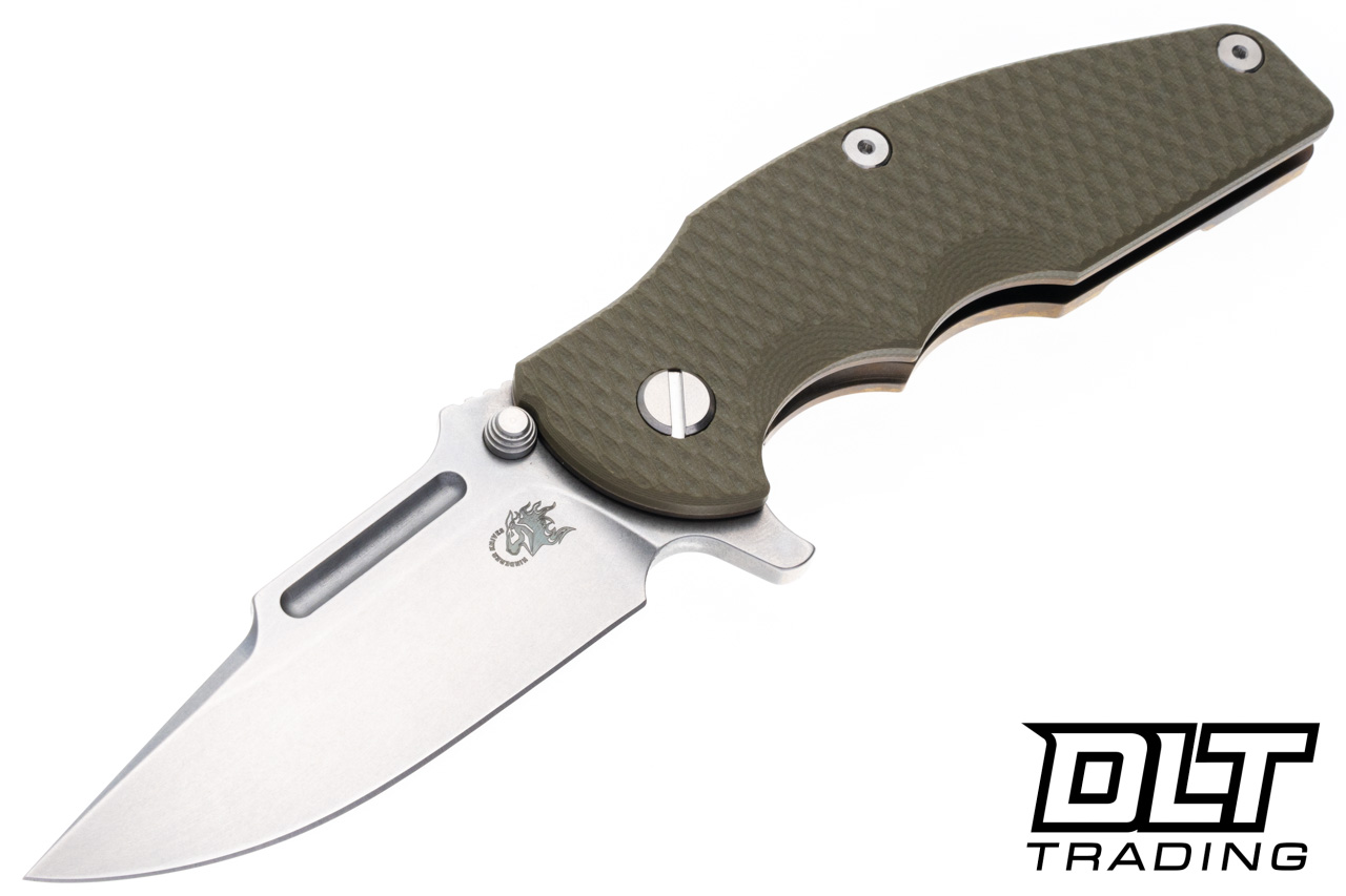 Hinderer Jurassic Frontier Clip Point MagnaCut - Bronze Anodized
