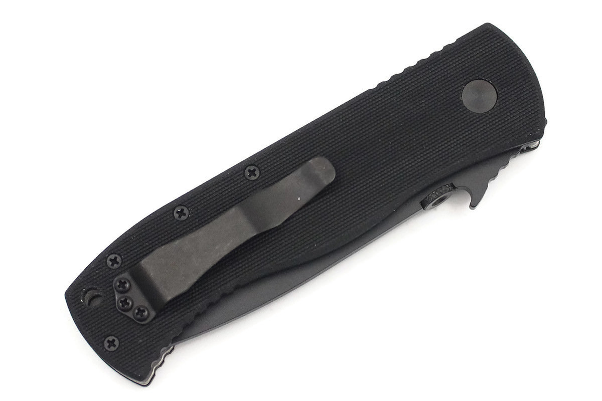 Emerson Super CQC-7 - Black Blade - Wave Feature - Black G-10