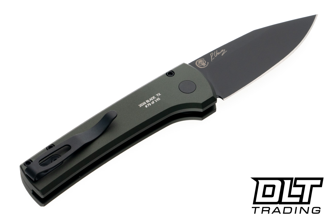 Pro-Tech Chaves Scapegoat - Green Handle - Black DLC MagnaMax