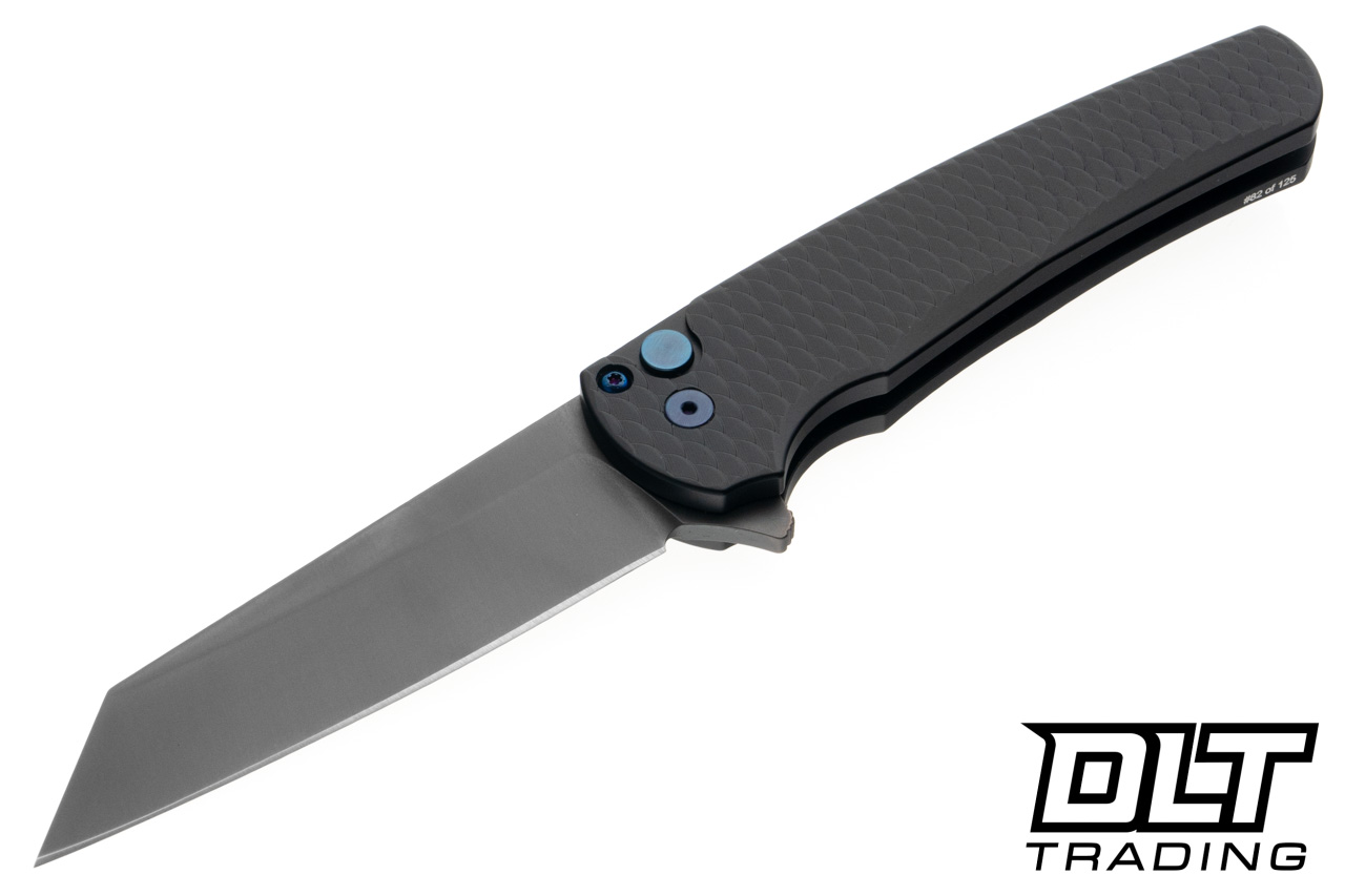 2*0様 CELT & COBRA 07LAST WALTZ 期　J7-B デッ Pro-Tech Malibu Reverse Tanto - Black Dragon Scale Handle - Smoky