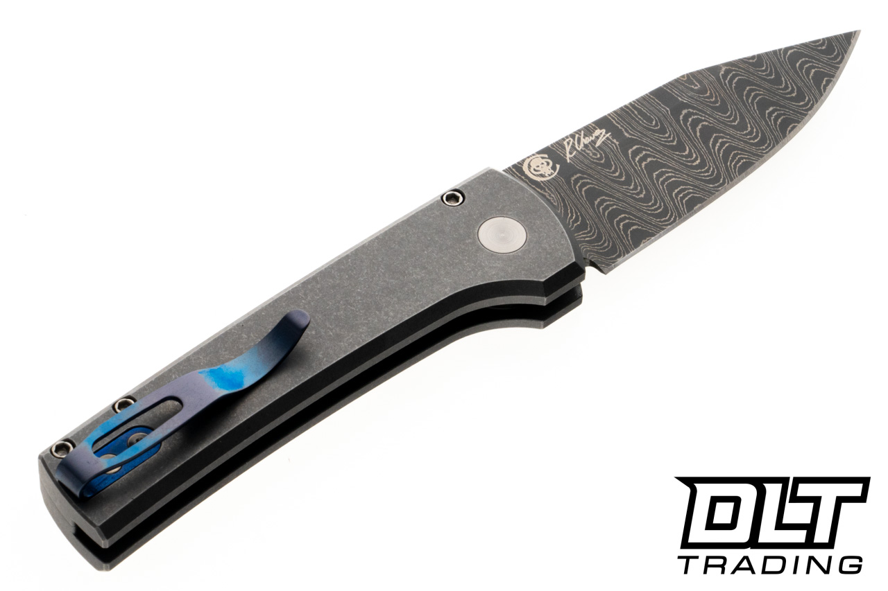 Pro-Tech Chaves Scapegoat - Blasted & Stonewashed Stainless Steel