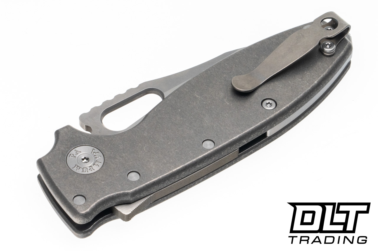 Demko Shark-A-Tac - Smooth Titanium - Two Tone MagnaCut Blade