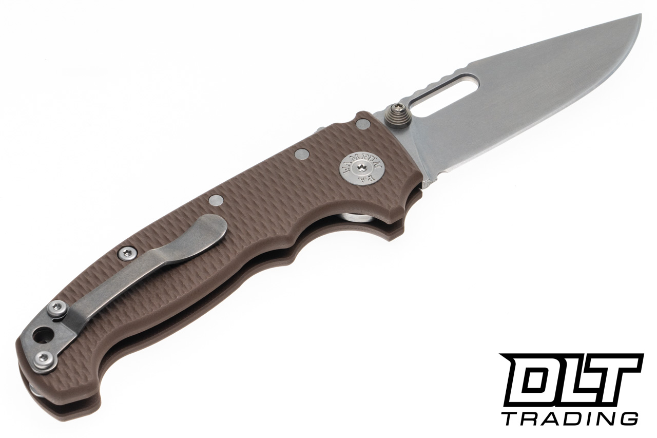Demko AD20I Slim - Nitro-X7 Clip Point Blade - Earth G-10 - DLT