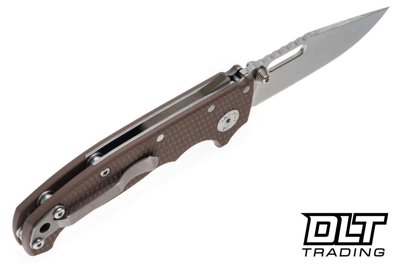 Demko AD20I Slim - Nitro-X7 Clip Point Blade - Earth G-10 - DLT