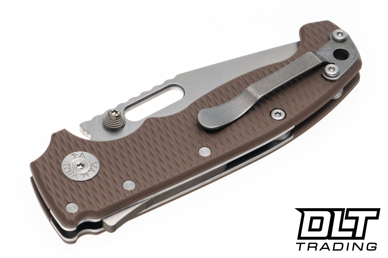 deleMO〜デリーモ〜 Demko AD20I Slim - Nitro-X7 Clip Point Blade - Textured Titanium