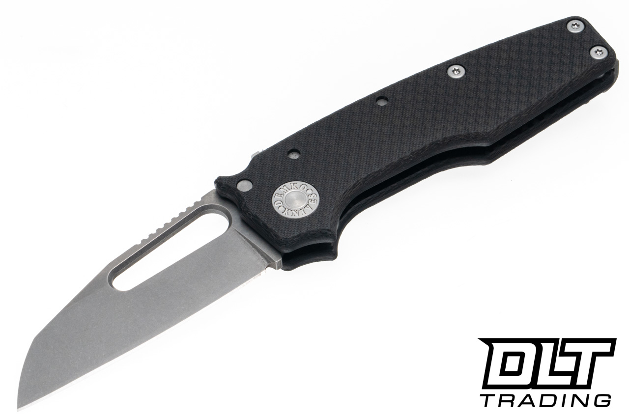 Demko AD22 - Shark Lock Stonewash MagnaCut Blade - Carbon Fiber