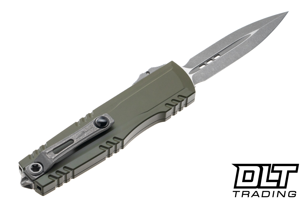 Microtech 1270-10APMGS Luminary ZBP D/E - Moss Green Handle