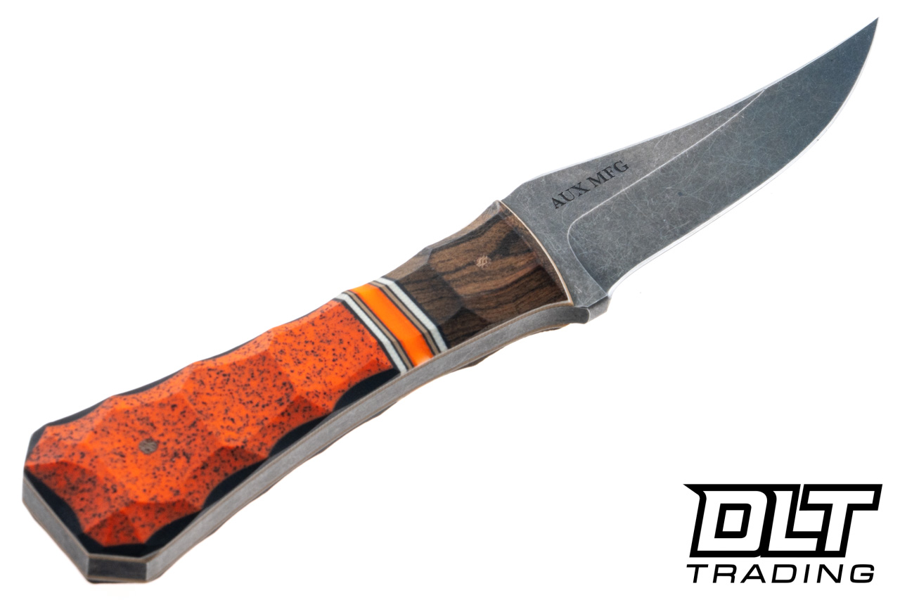 Auxiliary Manufacturing Pocket Bowie XL - Sharky Orange Grip X & G