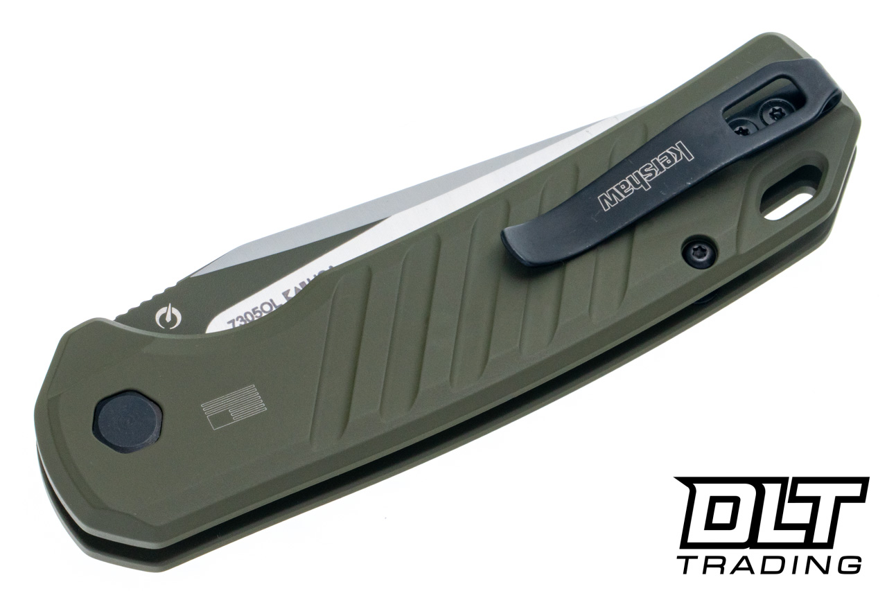 Kershaw Launch 23 7305OL - Olive Green Aluminum - CPM-154 Blade