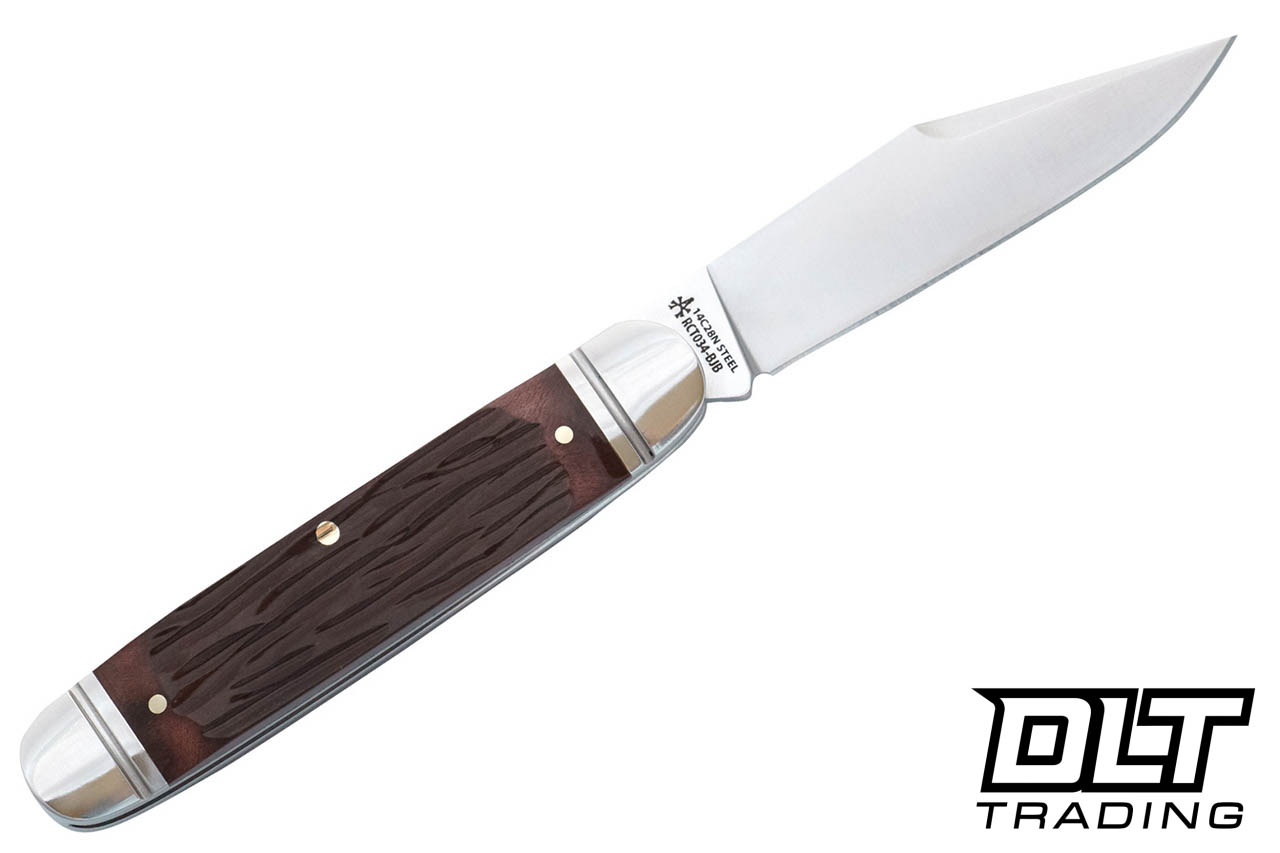 RoseCraft Blades Birchfield Camp Jack - Brown Jigged Bone - Satin