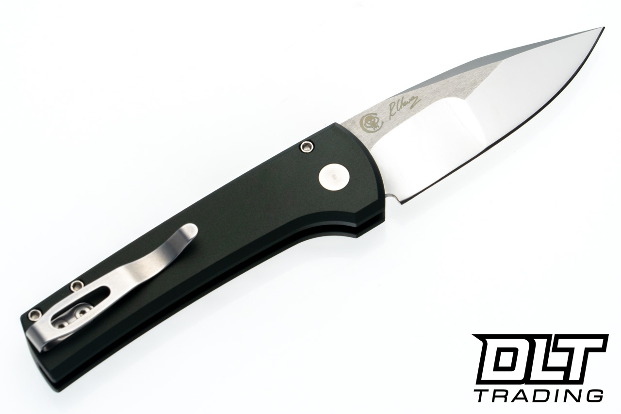 りんたろ。セット XP!A 元 scapegoat ProTech x Ramon Chaves Custom Scapegoat Automatic Folding Knife