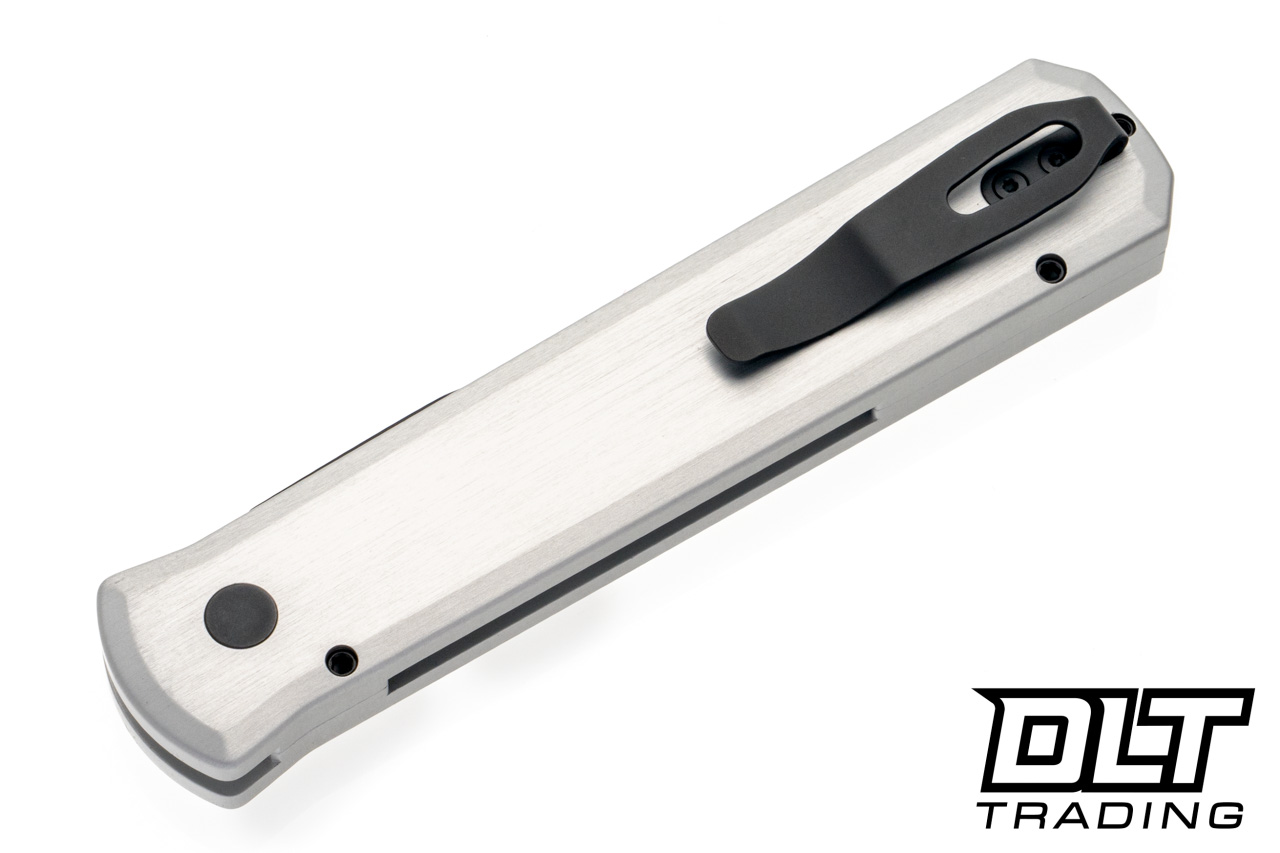 Pro-Tech Godfather - Silver Handle - Black Blade - DLT Trading