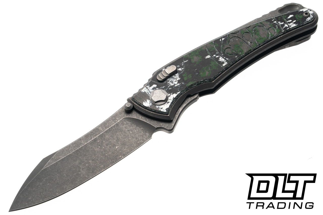 Hawk Knives Talon M390 - Titanium Handle - Pines Peak FatCarbon