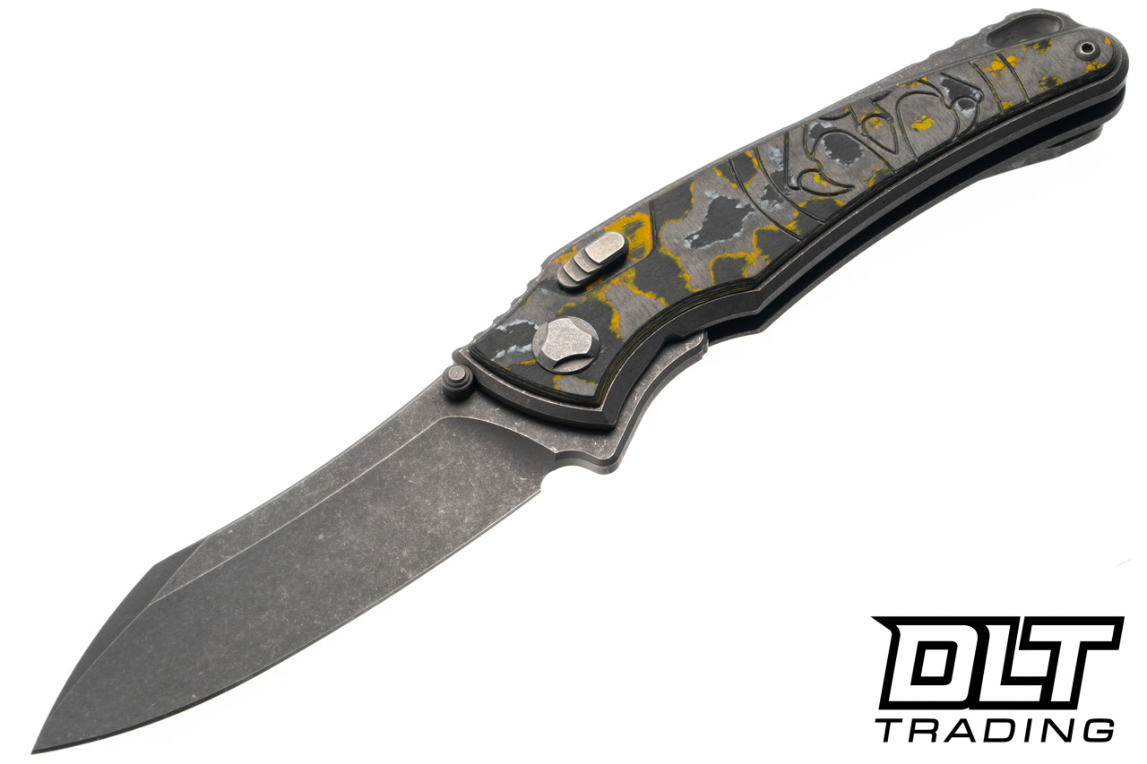 Hawk Knives Talon M390 - Titanium Handle - Giants CamoCarbon