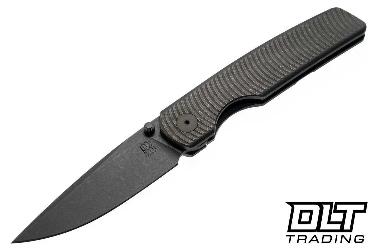 BergBlades Sweeney 2.0 - Dark Stonewash Swirl Titanium - Dark