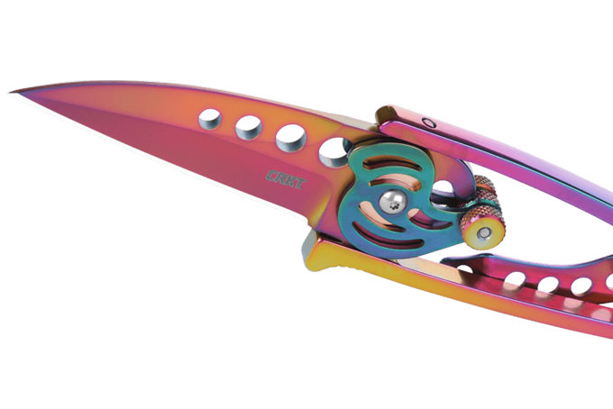 CRKT Snap Lock Folder - Iridescent Titanium Nirtride - DLT Trading