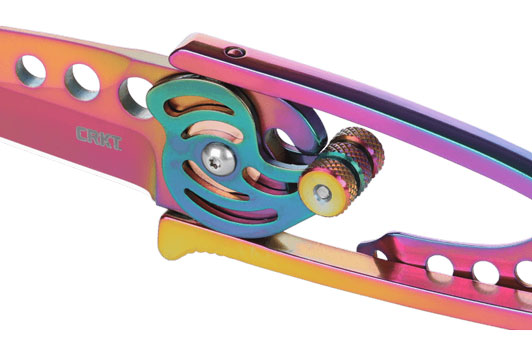 CRKT Snap Lock Folder - Iridescent Titanium Nirtride - DLT Trading